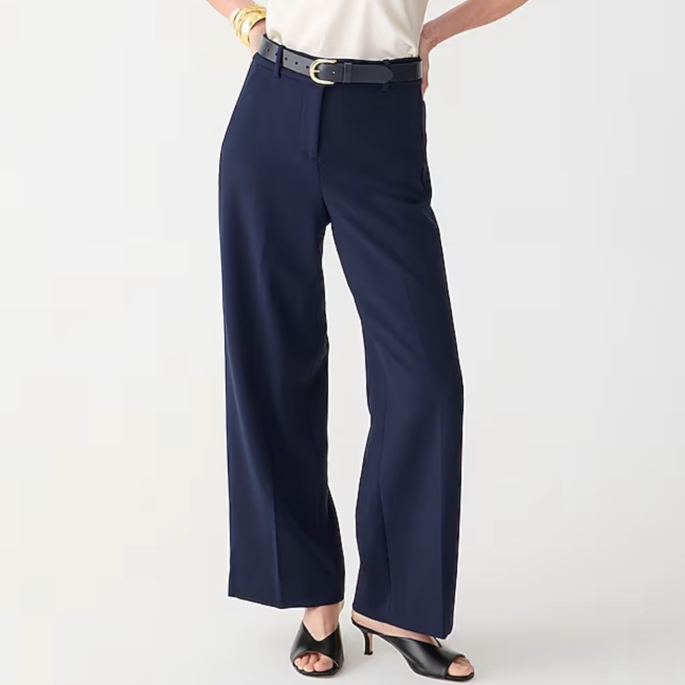 J. Crew Sydney NWT wide-leg pant 10 Tall